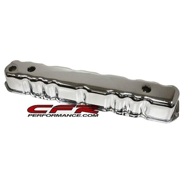 Cfr Performance CFR HZ-9338-PBK 1960-83 Ford 144-170-200-250 Straight & Inline 6 Cylinder Steel Valve Cover - Black HZ-9339-C - main